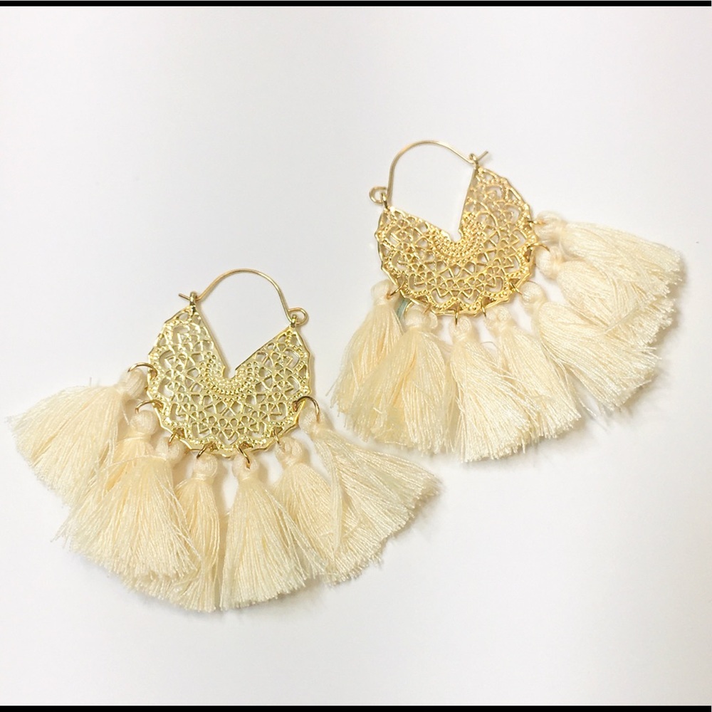 Boho tassel earrings